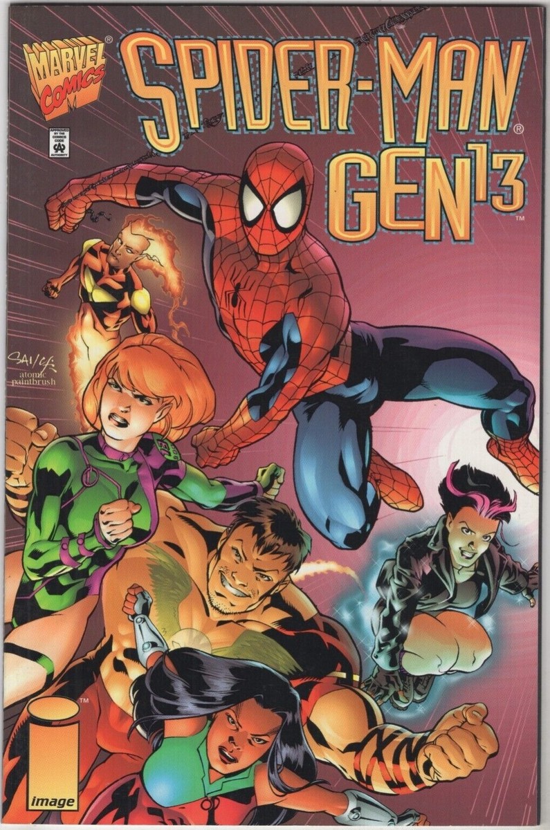 SPIDERMAN GEN-13 1 NM ONE SHOT 1996 MARVEL IMAGE CROSSOVER AMAZING