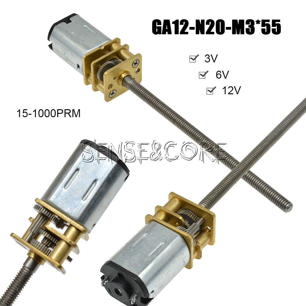 GA12-N20-M3 55 3 Animer At the price and price revision 6 12V DC Reduction Metal Gear Motor Speed Micro