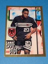 SOCCER D.C. UNITED EDDIE POPE 1997 UPPER DECK BANDAI MLS GOLD #50