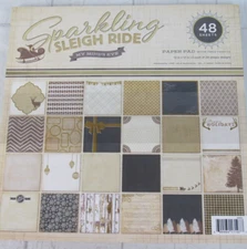 My Mind's Eye, Sparkling Sleigh Ride, 12x12 Paper, SSRGS1