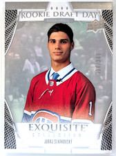 Juraj Slafkovsky 2022-23 UD Exquisite Collection Rookie Draft Day /349