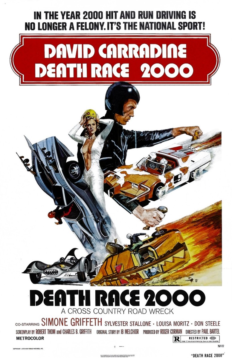 Death Race 2000 movie poster : David Carradine : 11 x 17 inches | eBay