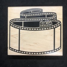 Posh Impressions Filmstrip Frame Z796G Rubber Stampede Stamp Camera Movie Video