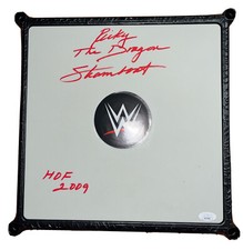 Ricky The Dragon Steamboat Signed WWE WWF 14