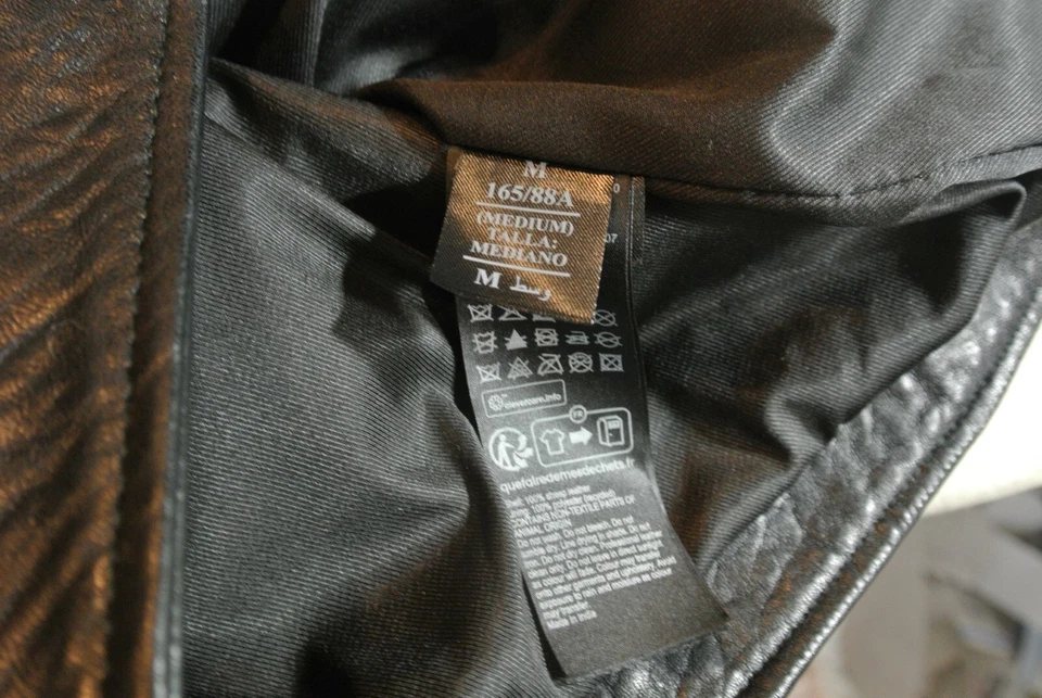 NUEVO, Chaleco de Motociclista Billie Negro AllSaints Talla M #SJ1525 Foto 4 de 4
