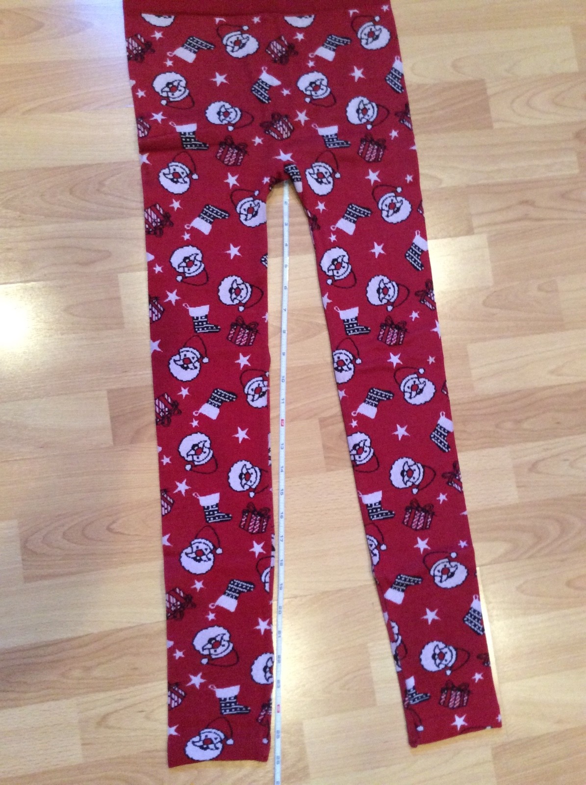 ALTRA Leggings donna Jr design Babbo Natale taglia L 11 13 maglia foderati in pile leggings