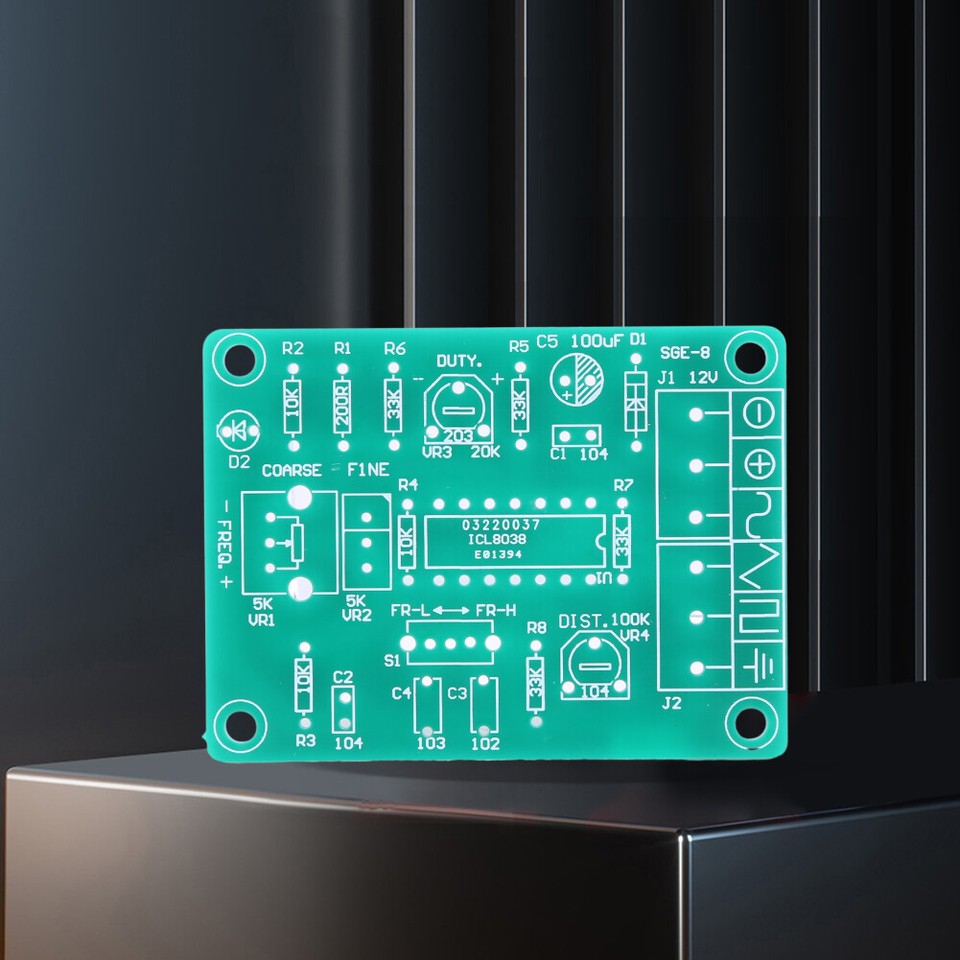 ICL8038 Sine Square Triangle DC 12V Function Signal Generator Square ...