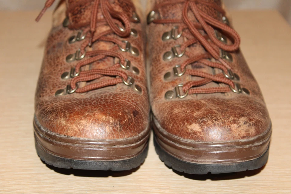 Zapatos de senderismo de cuero Timberland Oxford vintage años 90 para mujer EE. UU. 10 #69344 Foto 3 de 4