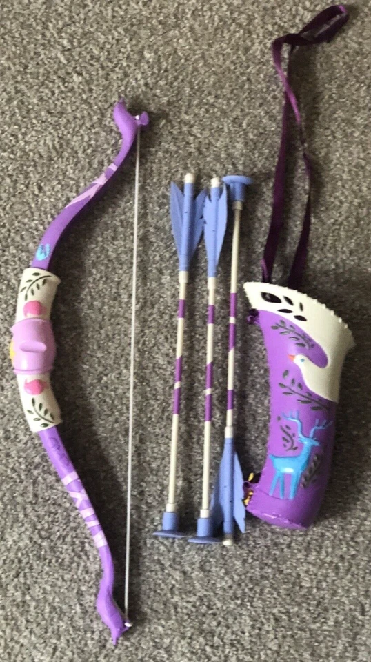 Disney ENREDADO Rapunzel Carcaj, Arco y 3 Flechas Fingir Juguete Set utilería Juegos con disfraces Foto 2 de 4