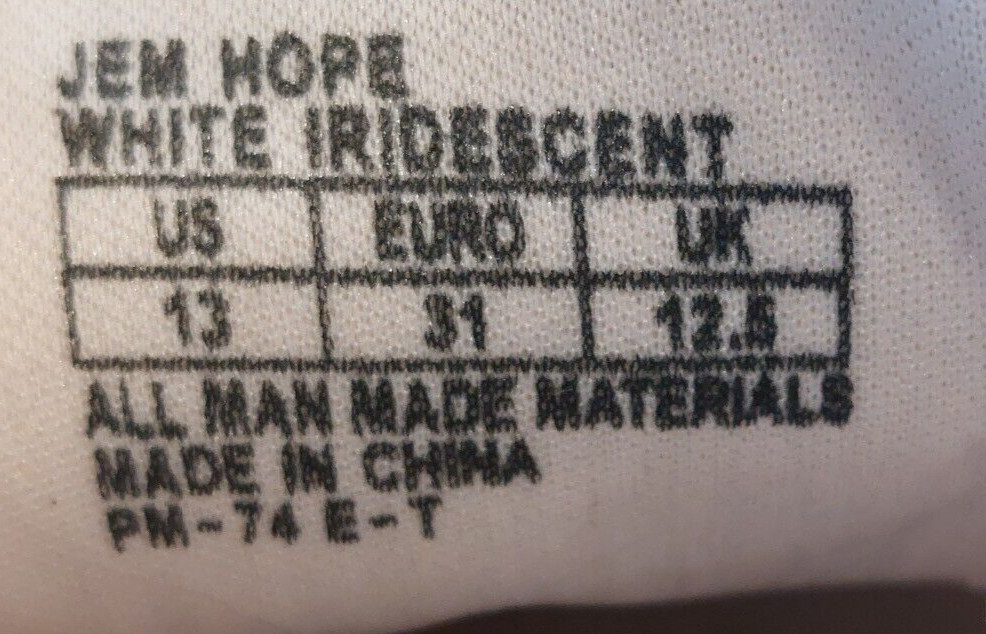 MICHAEL KORS Iridescent Pearl Leather Sneaker Casual Shoes Girls Size 13 thumbnail 11