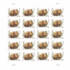 2017 USPS SHEET OF 20 TWO OUNCE STAMPS CELEBRATION CORSAGE 1.07¢