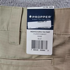 NEW Propper Edge Tec Tactical Cargo Utility Pants Men 46 x 32 Khaki Lightweight