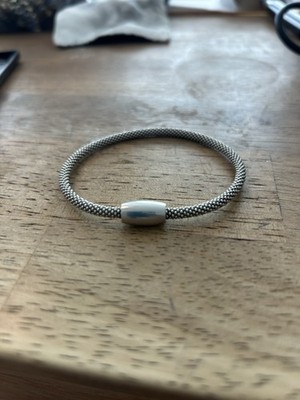 925 Sterling Silber Mesh Armband magnetisch