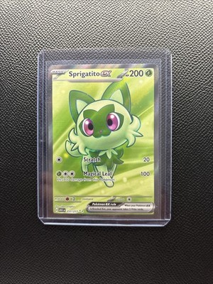 Pokémon Sprigatito ex 251/217 ASC Full Art Holo Rare Grass Basic Card   