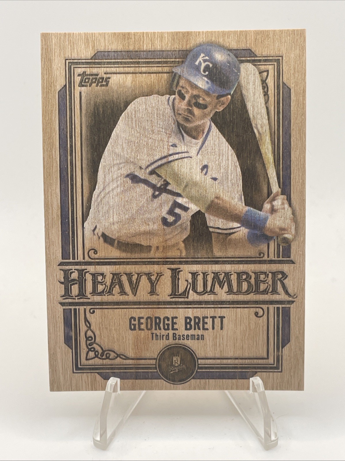 2025 Topps Update George Brett Heavy Lumber Case Hit SSP Hl-47 KC Royals