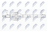 Antriebswelle NTY NPW-CH-124 FüR Jeep Wrangler 3 JK CRD RWD