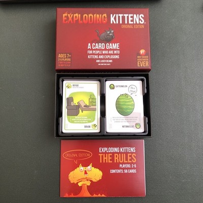 Exploding Kittens Original Edition Kartenspiel Strategie Familie