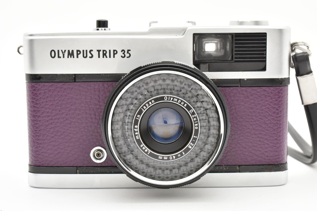 Near Mint ] OLYMPUS TRIP 35 Purple Point & Shoot Film Camera Japan