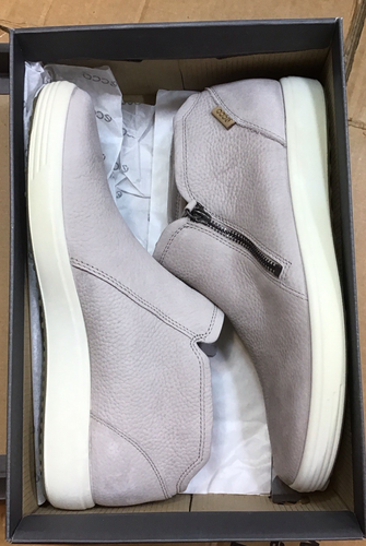 Ecco Soft 7 Grey Shoes Womens R3 - Picture 6 of 8