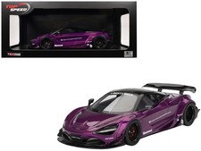 McLaren 720S "LB-Works" Purple Metallic with Black Top 1/18