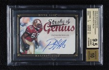 2008 Masterpieces Stroke of Genius Black Framed Patrick Willis BGS 9.5 Auto 1q7