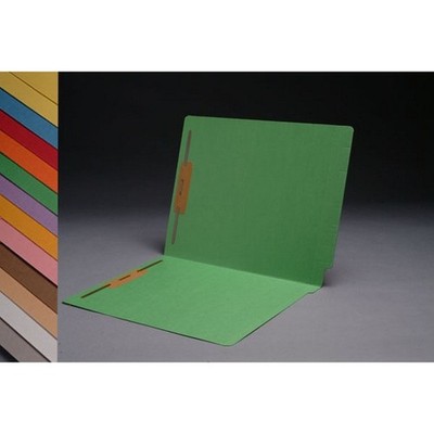 11pt Color Folders, Full Cut 2-Ply END TAB, Letter Size, Fastener Pos #1 & #3