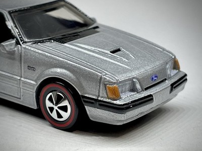   Hot Wheels 1984 CUSTOM MADE Redline FORD MUSTANG SVO Silver Diecast 1:64