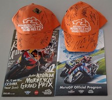 Moto GP Autographed Memorabilia Phillip Island 2012 - 2013 Rossi, Marquez