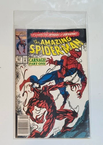 Marvel Comics The Amazing Spiderman #361 Carnage Part One 1993