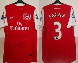 Arsenal Portero Camiseta de Fútbol 2006 - 2007. Sponsored by Emirates