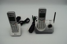 AT T EL52219 Double Handset Cordless phones Answering System w/Caller ID WORKS