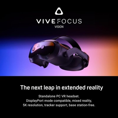 HTC Vive Focus 3 Enterprise Virtual Reality Headset HTC Vive Focus 3 Enterprise Virtual Reality Headset