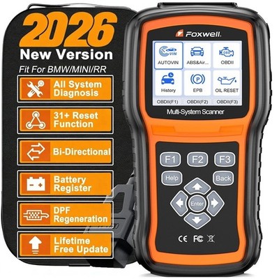 2026 FOXWELL NT530 PLUS KFZ Diagnosegerät Auto OBD2 Scanner All System Für BMW