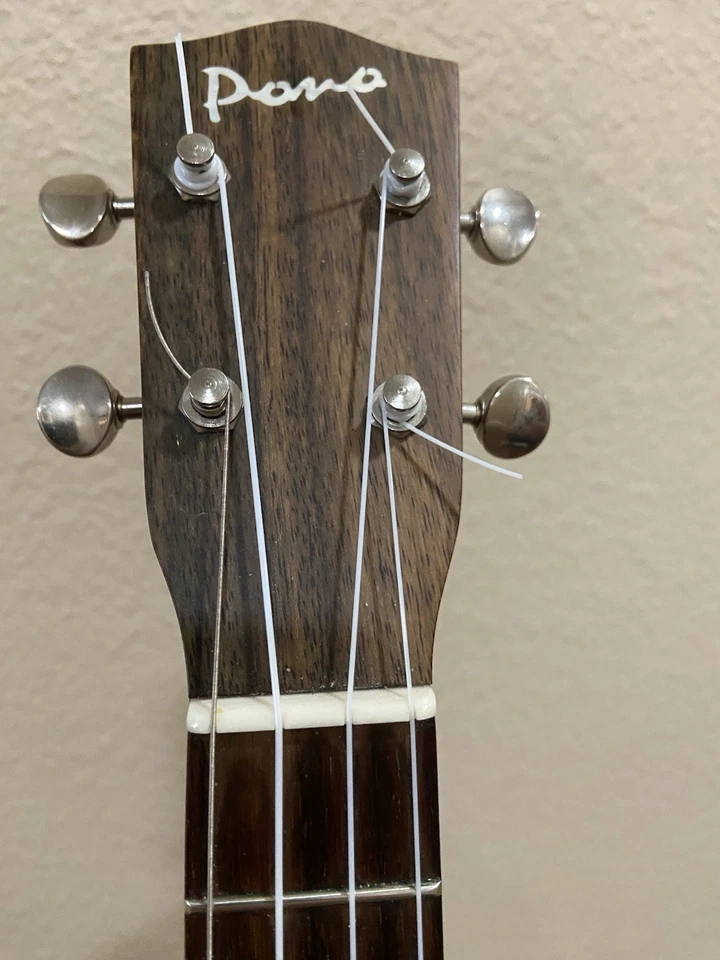 Pono Electric Tenor (Solid mahogany) Ukulele mint condition - Image 2 of 4