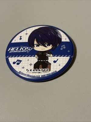 Helios Rising Heroes badge  Ren Kisaragi (Karaoke no Tetsujin) collaboration.
