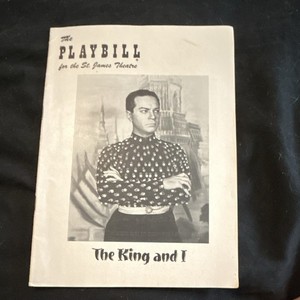 The King and I Vintage Broadway Playbill (Feb 1953) Alfred Drake Sal Mineo