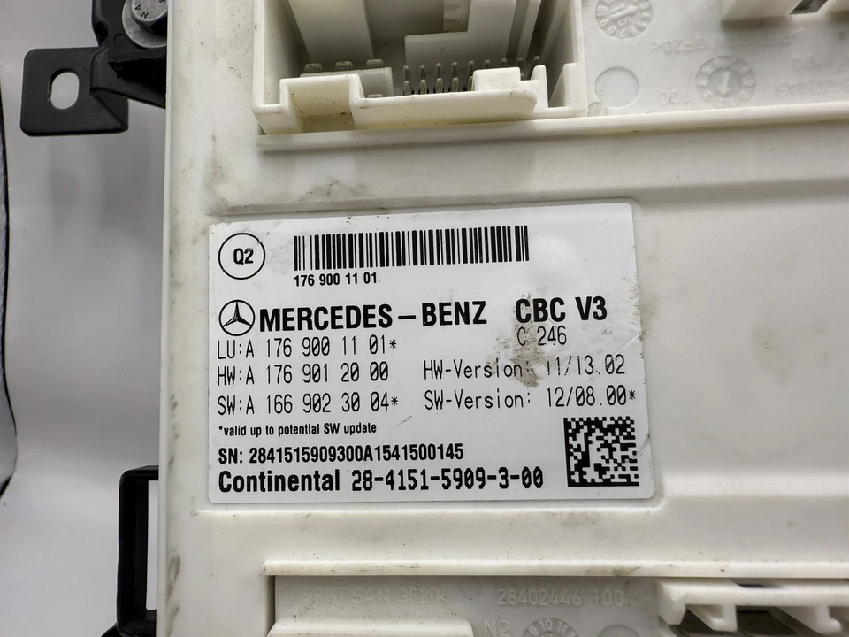 Mercedes Benz G550 W463 2016 clase G unidad módulo de control confort carrocería 1769001101 Foto 3 de 4