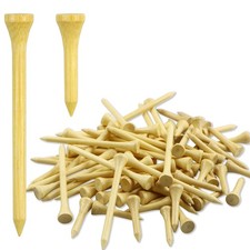 Zivisk Wooden Golf Tees 3-1/4 inch 100 Count  1-1/2 inch 20 Count Natural