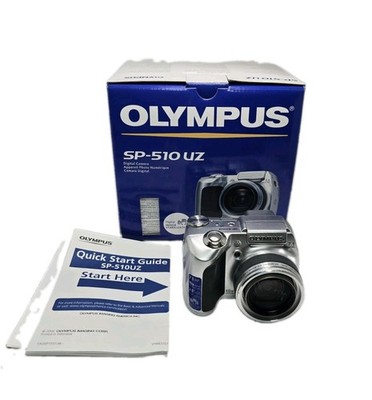 Olympus SP-510 UZ 7.1 MP Digital Camera-Silver-10X Optical Zoom Tested