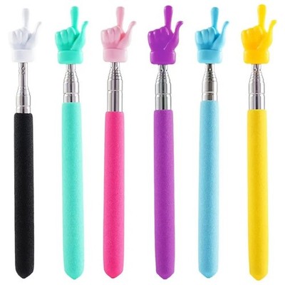 Extendable Pointer Sticks, Telescopic Teacher Pointers, Classroom Finger Pointe