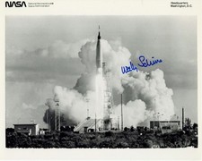 MERCURY ASTRONAUT WALLY SCHIRRA SIGNED NASA P...