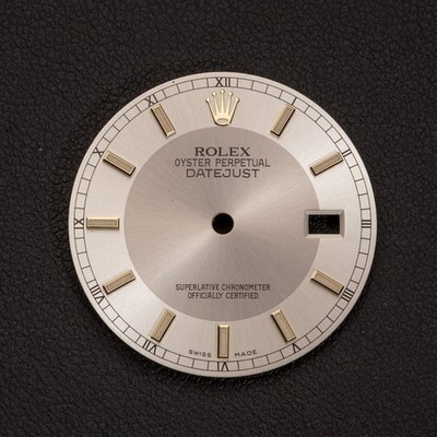 Rolex Original Zifferblatt Weiß Tuxedo Index 36mm für Datejust
