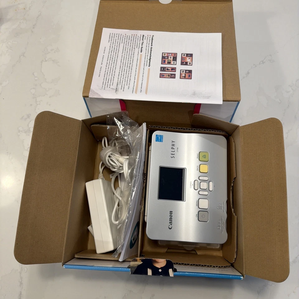 Novo! Impressora Fotográfica Portátil Canon CP780 SELPHY Azul com Papel Fotográfico Extra - Imagem 2 de 4