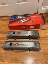 GM Performance Chevrolet 141-108 Polished Aluminum Valve Covers - See Photos