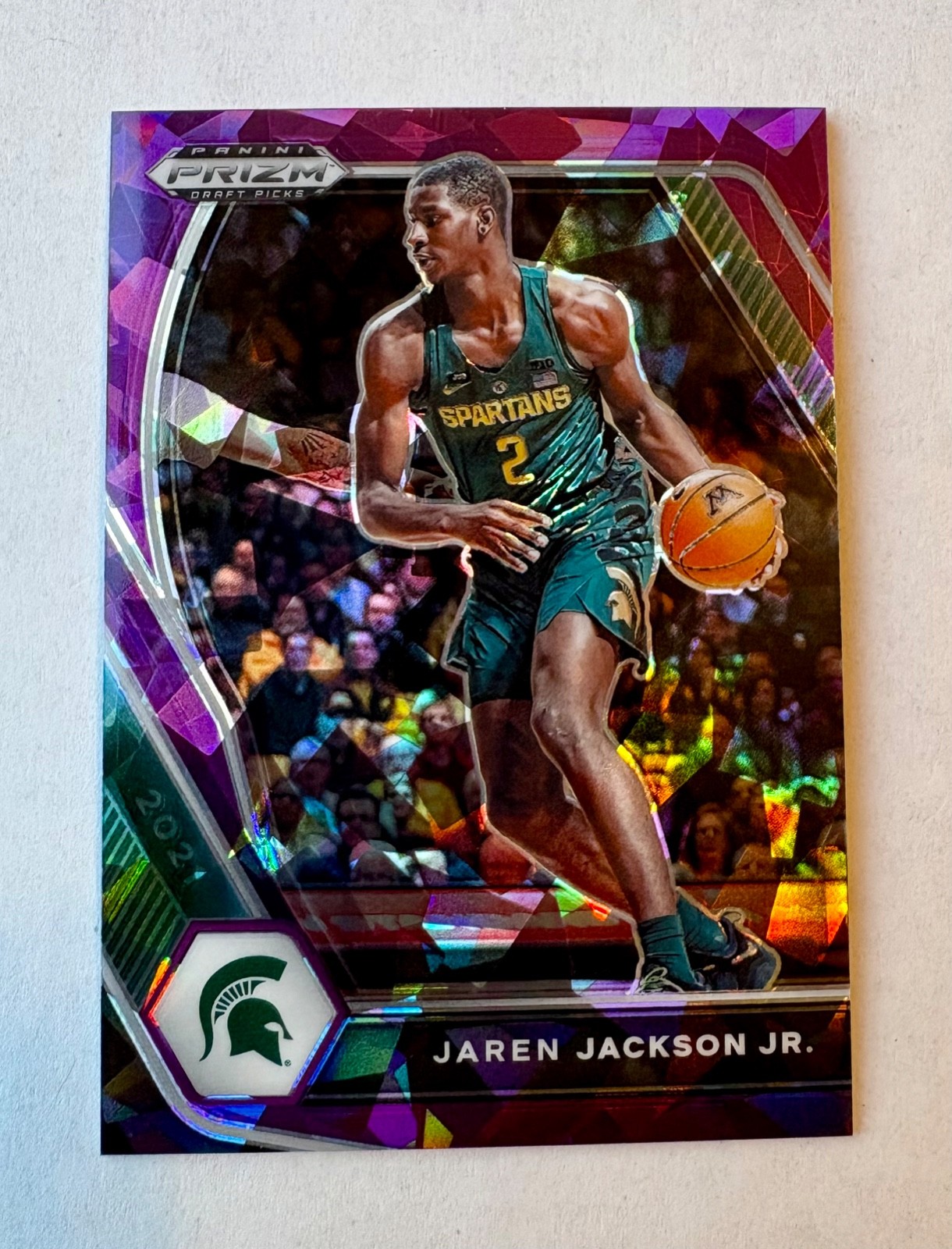 2021 Panini Prizm Draft Picks Jaren Jackson Jr. #31 Purple Ice Prizm /149