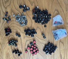 job lot of vintage amplifier control knobs 1970