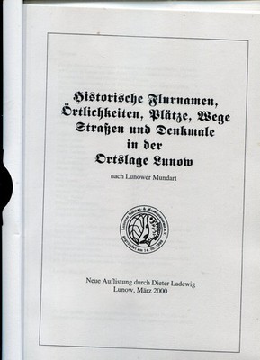 Flurnamen,Plätze,Wege,Straßen und Denkmale in Lunow, Barnim,Angermünde,Uckermark