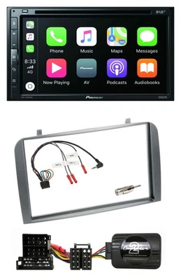 Pioneer DVD 2DIN Lenkrad DAB Bluetooth USB Autoradio für Alfa Romeo GT 147 2000- - Bild 1 von 4