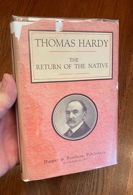 Thomas Hardy Return of the Native Vintage 1929 Leather w/Dust Jacket Wessex
