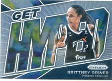 2022 Panini Prizm WNBA BRITTNEY GRINER #9 GET HYPED Insert MERCURY